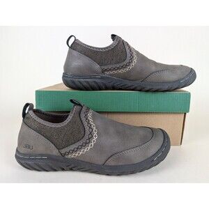 JBU Lucky Embellished Slip On Shoes Womens 6.5 M Brown Faux Leather Casual NWB